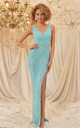 2 of 4 Chandelier 30081 Turquoise