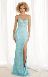 1 of 2 Chandelier 30084 Aqua