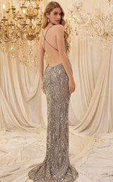 6 of 8 Chandelier 30086 Grey/Pearl