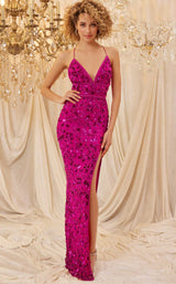 1 of 2 Chandelier 30108 Magenta
