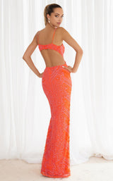 4 of 4 Chandelier 30129 Tangerine
