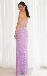 2 of 2 Chandelier 30173 Lilac-Multi