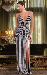 1 of 9 Chandelier 30177 Black/Silver