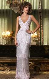 1 of 4 Chandelier 30250 Nude/Silver