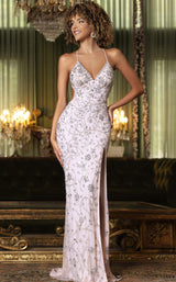 1 of 2 Chandelier 30277 Pretty Pink/Silver