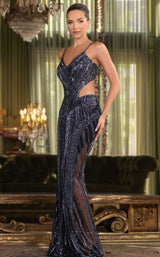4 of 5 Chandelier 330252 Gunmetal