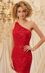 1 of 2 Chandelier 70027 Red
