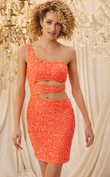 1 of 2 Chandelier 70029 Tangerine