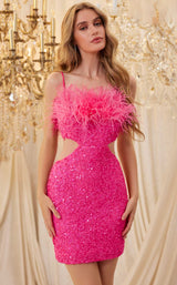 3 of 8 Chandelier 70034 Hot-Pink