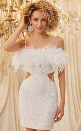 2 of 8 Chandelier 70034 White