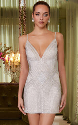 2 of 4 Chandelier 70077 Ivory