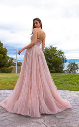 2 of 2 Chic and Holland AR330267 Blush/Silver