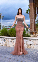 1 of 2 Chic and Holland AR330271 Mauve-Silver