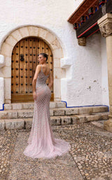 2 of 2 Chic and Holland AR330290 Blush/Silver
