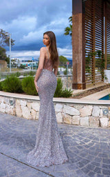 2 of 2 Chic and Holland AR330296 Silver/Nude