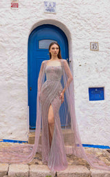 1 of 2 Chic and Holland AR330298 Blush/Silver