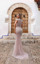 2 of 2 Chic and Holland AR330300 Silver/Nude