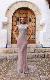 1 of 2 Chic and Holland AR330300 Silver/Nude