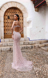 2 of 2 Chic and Holland AR330303 Blush/Silver