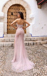 2 of 2 Chic and Holland AR330318 Blush/Silver