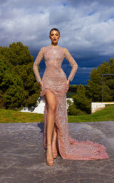 1 of 2 Chic and Holland HF110285 Mauve-Silver