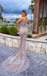2 of 2 Chic and Holland HF110292 Mauve-Silver