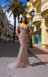 1 of 2 Chic and Holland HF110295 Nude/Silver