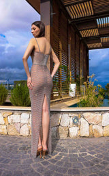 2 of 2 Chic and Holland HF110304 Mauve-Silver