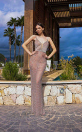 1 of 2 Chic and Holland HF110304 Mauve-Silver