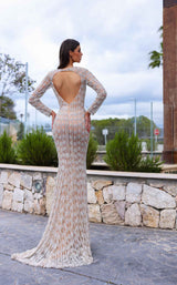 2 of 2 Chic and Holland HF110318 Nude/Silver