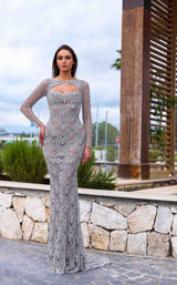 1 of 2 Chic and Holland HF110322 Silver/Nude