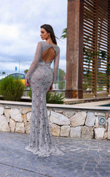 2 of 2 Chic and Holland HF110322 Silver/Nude