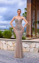 1 of 2 Chic and Holland HF110323 Silver/Nude