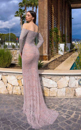2 of 2 Chic and Holland HF110336 Mauve-Silver