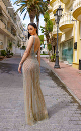 2 of 2 Chic and Holland HF110347 Aqua/Nude