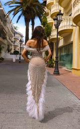 2 of 2 Chic and Holland HF110365 Ivory/Nude/Silver
