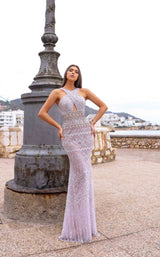 1 of 2 Chic and Holland HF110366 Lilac/Silver