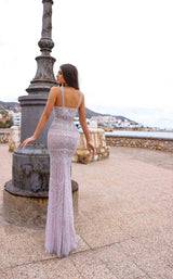 2 of 2 Chic and Holland HF110366 Lilac/Silver