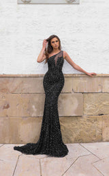 1 of 2 Chic and Holland HF110369 Black/Silver