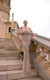 1 of 3 Chic and Holland HF110376 Nude/Silver