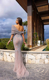 2 of 2 Chic and Holland HF110387 Blush/Silver
