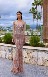 1 of 2 Chic and Holland HF110389 Mauve-Silver