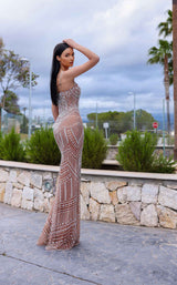 2 of 2 Chic and Holland HF110389 Mauve-Silver