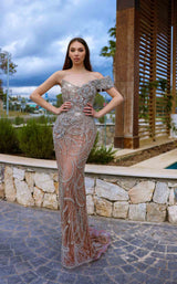 1 of 2 Chic and Holland HF110399 Mauve-Silver