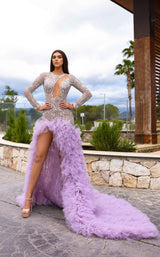 1 of 2 Chic and Holland HF110422 Lilac/Silver