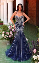 1 of 2 Clarisse 62223 Navy/Silver