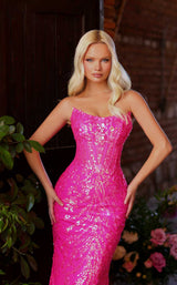 2 of 3 Clarisse 62245 Iridescent Fuchsia