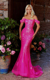 1 of 3 Clarisse 62245 Iridescent Fuchsia