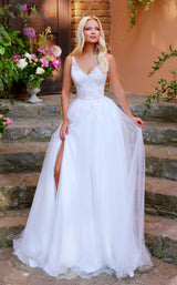 1 of 2 Clarisse 62314 White-Pink