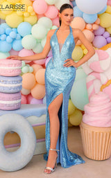 1 of 2 Clarisse 810711 Light Blue